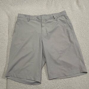 Nike Men's Black and White Striped Shorts